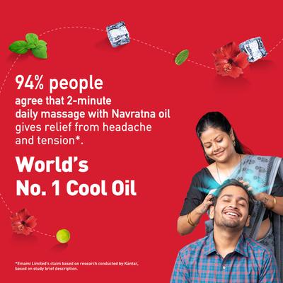 Navratna Ayurvedic Cool Oil 50 ml - Hair Oils
