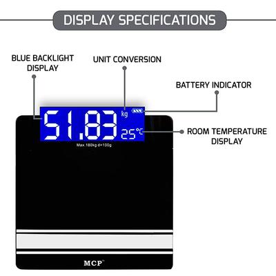 MCP Personal Weighing Machine (BLWH01) - Health Monitoring Devices