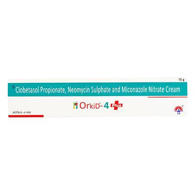 ORKID 4 PLUS Cream 15gm - Fungal Infections-Taa
