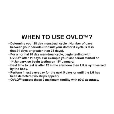Ovlo Ovulation Test kit - Intimate Hygiene