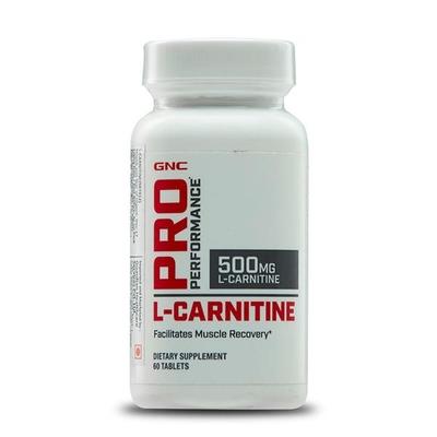GNC L-Carnitine 500 mg Softgel Tablets 60's - Amino Acids