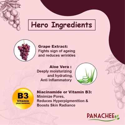 Panachee Vine Face Wash - Grapevine Extract 100 ml - Face Washes