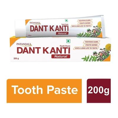 Patanjali Dant Kanti Tooth Paste - Natural 200 gm - Toothpaste