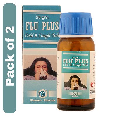Pioneer Flu Plus Tablets (Pack of 2 x 25gm) 1's - Speciality Medicine