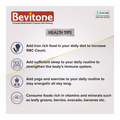 Suncare Bevitone Multivitamin Softgel Capsule 10's - Multi-Vitamins