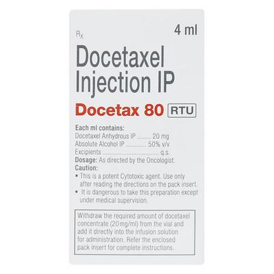 Docetax 80mg Injection 1's - Cancer Oncology-Cyt