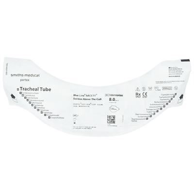 Portex Blue line Suction Cuff Sacett Tracheal Tube (8 mm) 1's - Surgical Instruments
