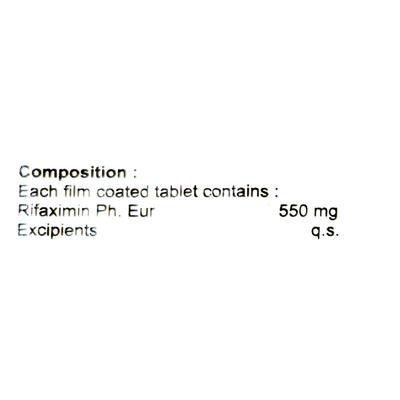 Rifago 550mg Tablet 10'S - Bacterial Infections-OAB