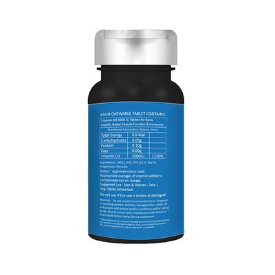 Mint Veda Vitamin D3 Chewable 5000 IU Tablet 90's - Multi-Vitamins