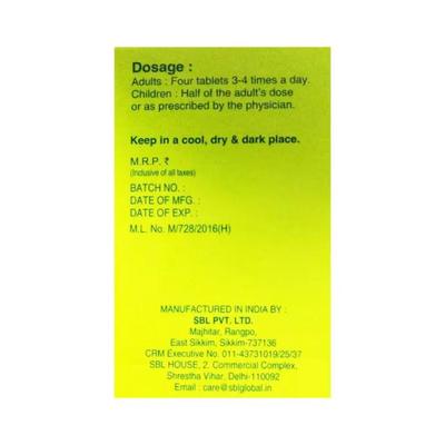 SBL Kali Phosphoricum 6X Tablet 450 gm - Bio-Chemic