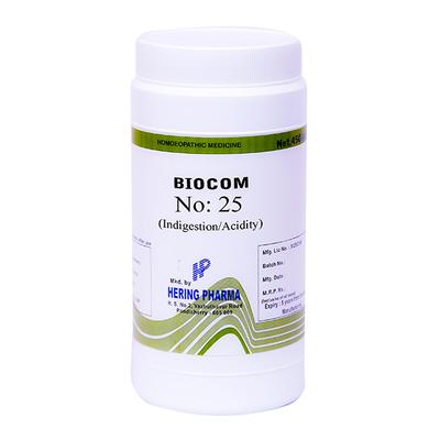 Hering Pharma Biocom No.25 Tablet For Digestion/Acidity 450 gm - Bio-Combination