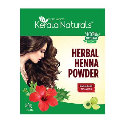 Kerala Naturals Herbal Henna Powder 50 gm - Henna