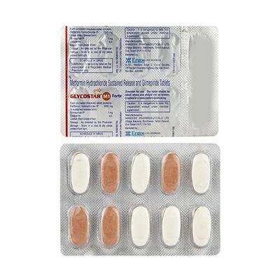Glycostar M1 Forte Tablet 10'S - Diabetes-Ant