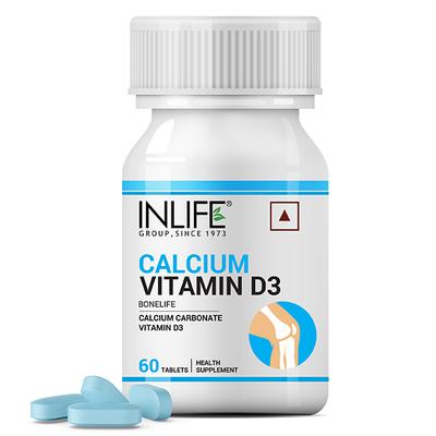 INLIFE Calcium Vitamin D3 Tablets 60's - Multi-Vitamins