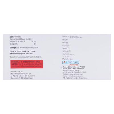 MEGESTA 160 Tablet 10's - Cancer Oncology-Hor