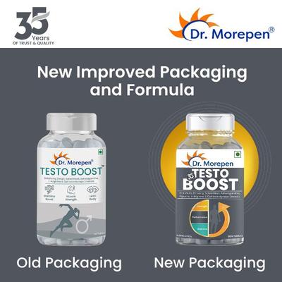 Dr. Morepen Testosterone Booster Tablet - Men 60's - Sexual Care