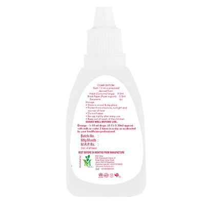 Mint Veda Haldi Drops 30 ml - Herbal Dietary Supplement