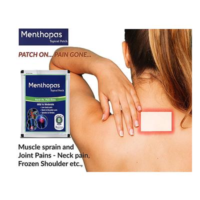 Menthopas Topical Pain Relief Patch (Pack of 5 x 3's) - Roll-On/Patch