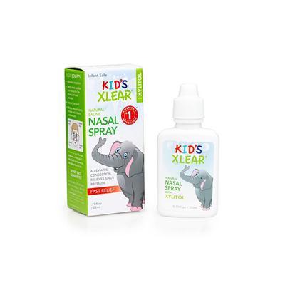 Xlear Kid's Natural Saline Nasal Spray for Sinus and Allergy Relief 22 ml - Nasal Decongestion