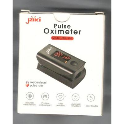 Jziki Pulse Oximeter (JZK-306) - Black - Thermometer & Oximeter