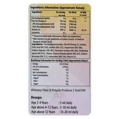COS3 SUGAR FREE DELICIOUS MANGO FLAVOUR Syrup 200ml - Supplements-Vam