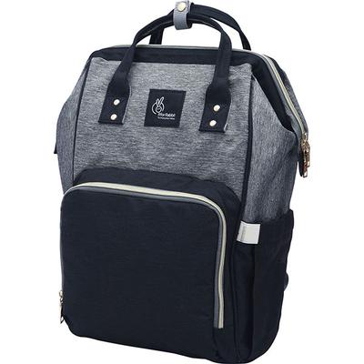 R for Rabbit Caramello Diaper Bag - Black Grey - Diapers & Wipes