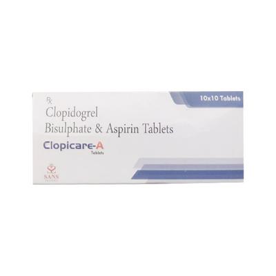 CLOPICARE A Tablet 10's - Blood Clot-Ant
