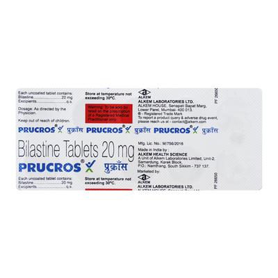 PRUCROS Tablet 10's - Allergies-Ant
