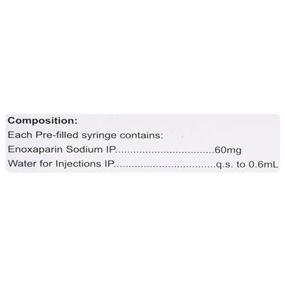 Lonopin 60 mg Injection 0.6ml - Blood Clot-Ant