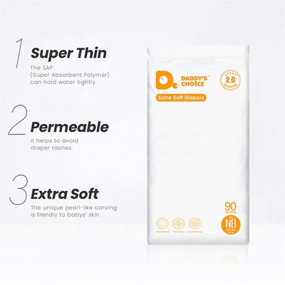Daddy's Choice Tape Style Baby Diapers - (Newborn) 90's - Diapers & Wipes