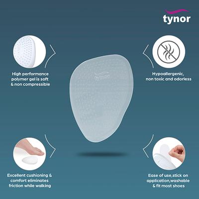 Tynor Metatarsal Pad Silicon (One Size Fits All) (K 08) - Knee/Ankle/Leg/Foot Supports