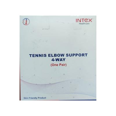 Intex Tennis Elbow Support 4 Way (One Pair) (S) - Abdomen/Neck/Arm/Elbow Supports