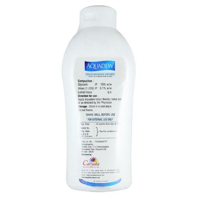 AQUADEW MOISTURIZING Lotion 400gm - Dry Skin-Emo