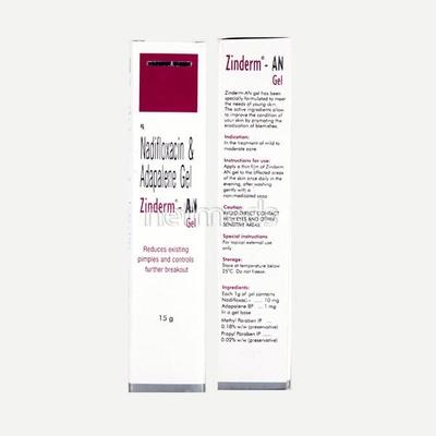 Zinderm AN Gel 15gm - Skin Infections-Toa