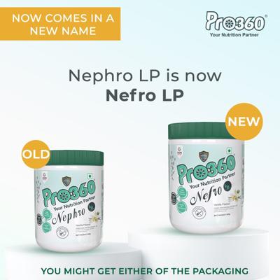 Pro360 Nephro LP Powder - Vanilla Flavour 400 gm - Protein Drink