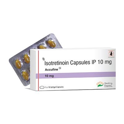 ACCUFINE 10mg Capsule 10's - Acne-Acn