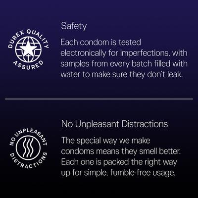 Durex Condoms - Mutual Climax 3's - Plain/Flavoured Condoms