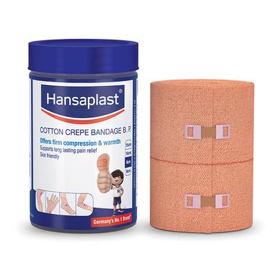 Hansaplast Cotton Crepe Bandage B.P. (8 cm x 4 m) - Bandages & Dressings