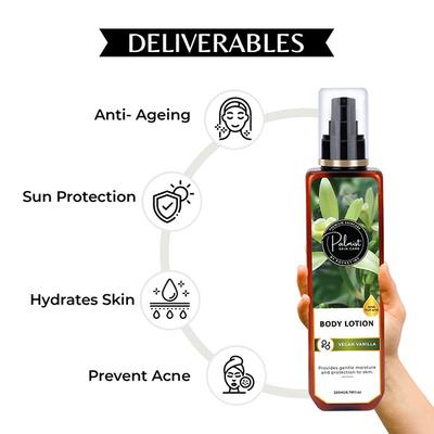 Palmist Skin Care Body Lotion - Vegan Vanilla 200 ml - Lotions & Creams