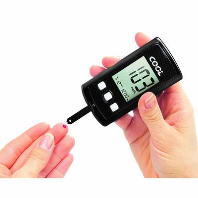i-Sens Cool Blood Glucometer with Test Strips 10's - Black - Blood Glucose Monitors/Test Strips
