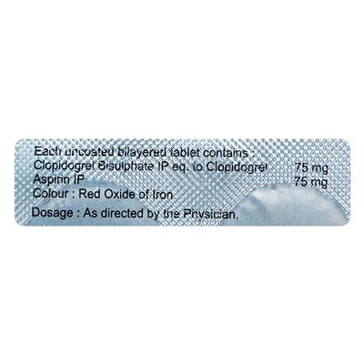 CLOPIHEART AS 75 Tablet 10's - Blood Clot-Ant