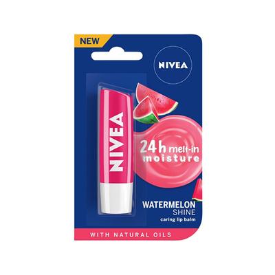 Nivea Fruity Shine Watermelon Lip Care 4.8 gm - Lip Balms