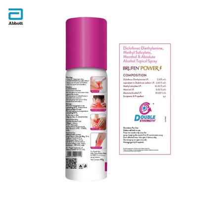 Brufen Power Metered Pain Relief Spray 40 gm - Pain Relief Spray