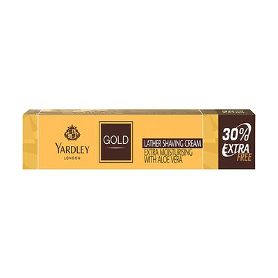 Yardley London Gold Lather Shaving Cream with Aloe Vera 70 gm - Shaving Creams