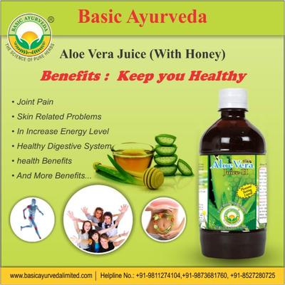 Basic Ayurveda Aloe Vera Juice-H 500 ml - Ayurvedic Juices