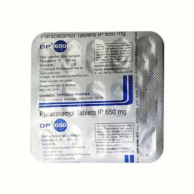 DP 650 Tablet 15's - Fever-Ana
