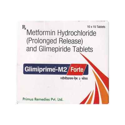 GLIMIPRIME M2 FORTE Tablet 15's - Diabetes-Ant