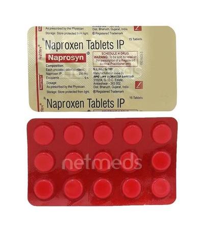 Naprosyn 250mg Tablet 15'S - Pain relief-Nsa
