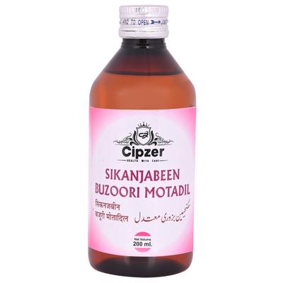 Cipzer Sikanjabeen Buzoori Motadil 200 ml - Speciality Medicines