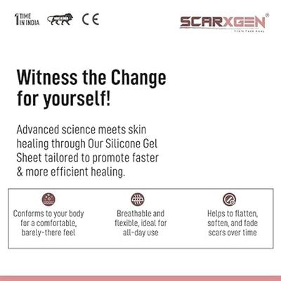 Scarxgen Silicone Gel Sheet (15 cm X 15 cm) 1's - Bandages & Dressings